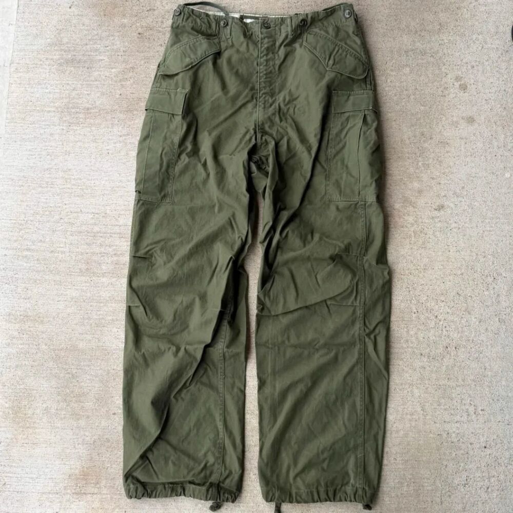 Vintage 50s Military M-1951 Cargo Pants Size 36X33